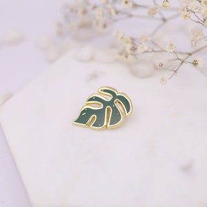 Plant Pin Mini Monstera Rhaphidophora House Plant Pin for Plant Parent Plant Lover Gift Ideas for Green Thumb