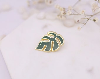 Plant Pin - Mini Monstera Rhaphidophora House Plant Pin for Plant Parent