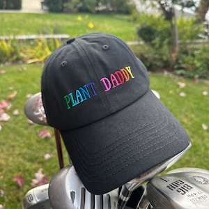 Plant Daddy Embroidered Hat Gift for Plant Lover Dad Proud Plant Daddy Plant Lover Gift Ideas