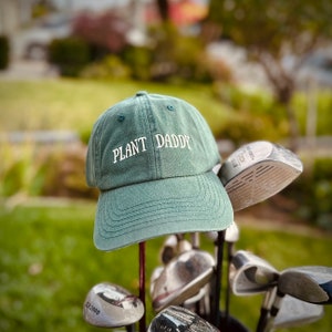 Plant Daddy Hat Papa Hut für Pflanzenliebhaber Baseballmütze für Gärtner Geschenkideen Botanische Accessoires Geschenke für Pflanzenliebhaber Papa Geschenke für Papas