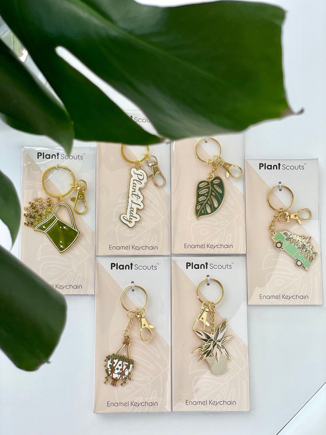 Mystery Enamel Pin Grab Bag – 3 Pins + Keychain Surprise Box – Plant ...