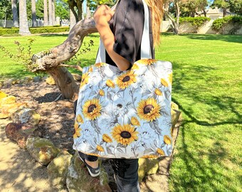 Sunflower Bliss Tote Bag: Carry the Sunshine Everywhere You Go