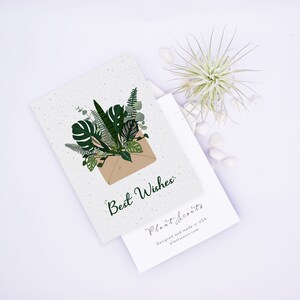 Best Wishes Holiday Card for House Plant Lovers