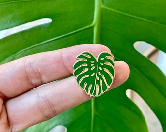 Plant Pin - Monstera Enamel Pin