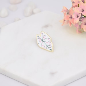 Plant Pin Caladium Enamel Pin Plant Lover Gift Ideas