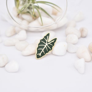 Plant Pin - Alocasia enamel Plant Pin - Gift for Plant lover