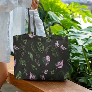 Plant Lover Gift - Tote Bag - Plant Lover Gift Ideas Plant Mom Gifts Plant Lady Tote Bag House Plant Lover Gift Ideas for Plant Lover