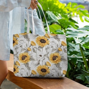 Sunflower Gifts Sunflower Tote Bag Sunflower Lover Gift Sunflower Gifts for her Carry the Sunshine Everywhere You Go