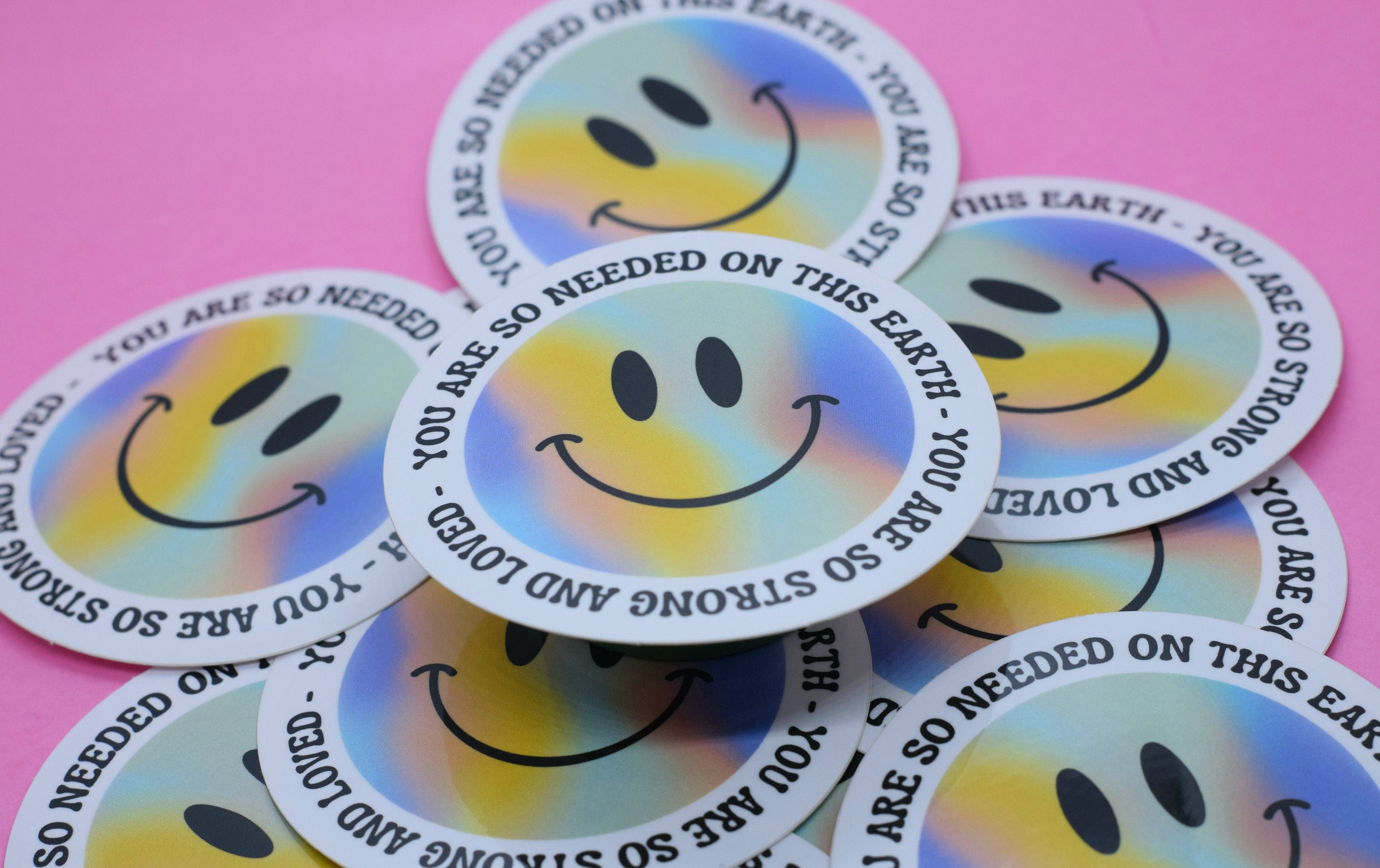 Smiley Face Stickers -  UK