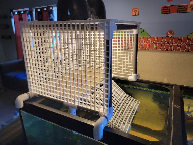 Picture Idea: Tank Topper Turtle Dock Sits On Top Of Your Aquarium