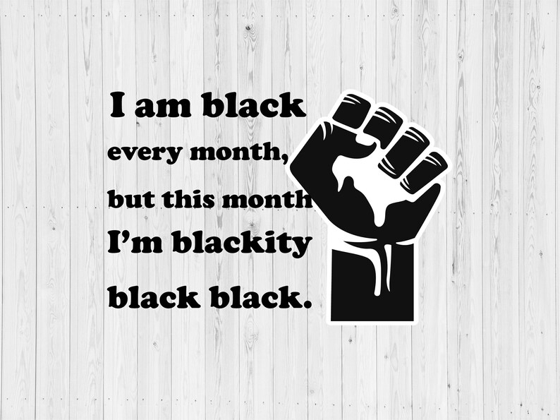 Download Christmas sale-Blackity Black Black History Month Svg Black | Etsy