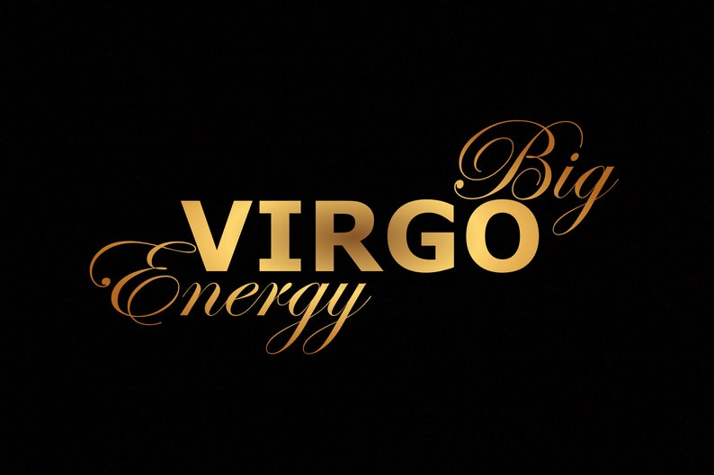 Virgo SVG Big Virgo Energy Astrology Svg Horoscope Svg Etsy