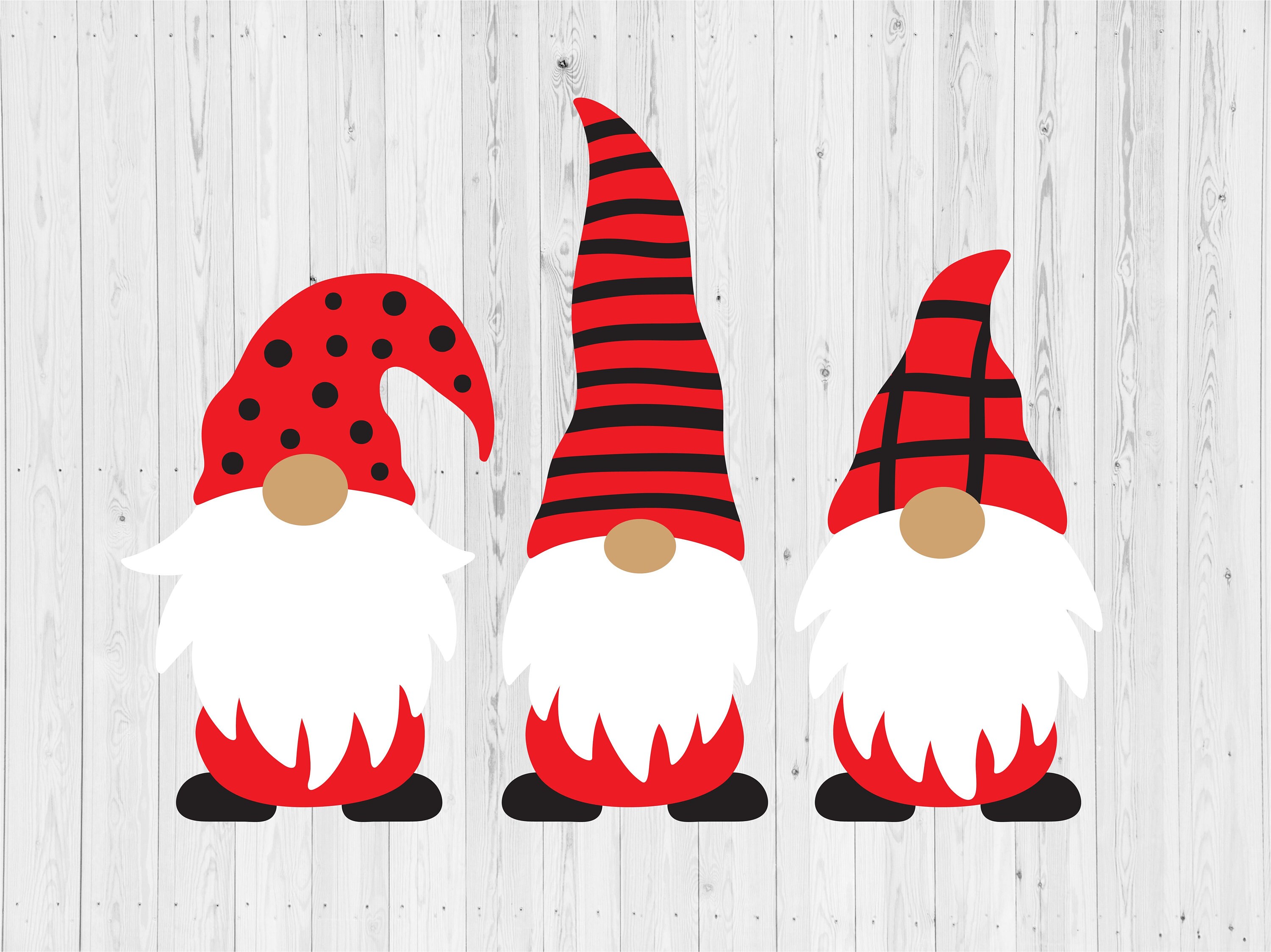 Holiday Gnome Svg - Etsy