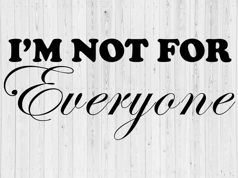 Download Christmas sale-I'm not for everyone SVG Cut files for | Etsy