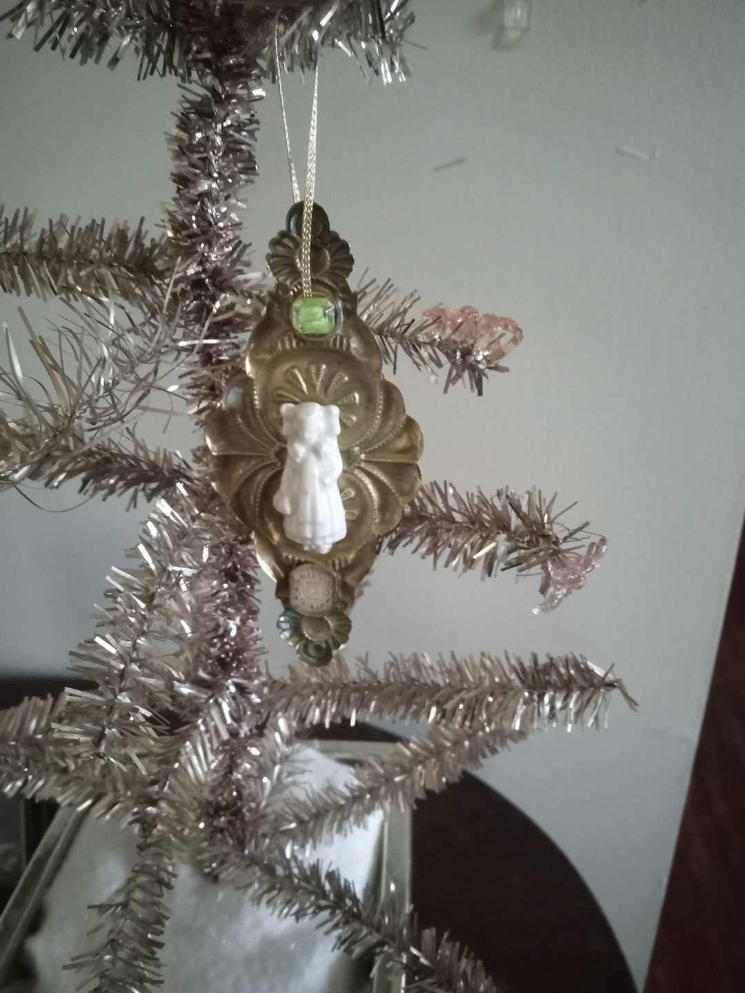 Mixed Media Frozen Charlotte Christmas Tree Ornament Etsy