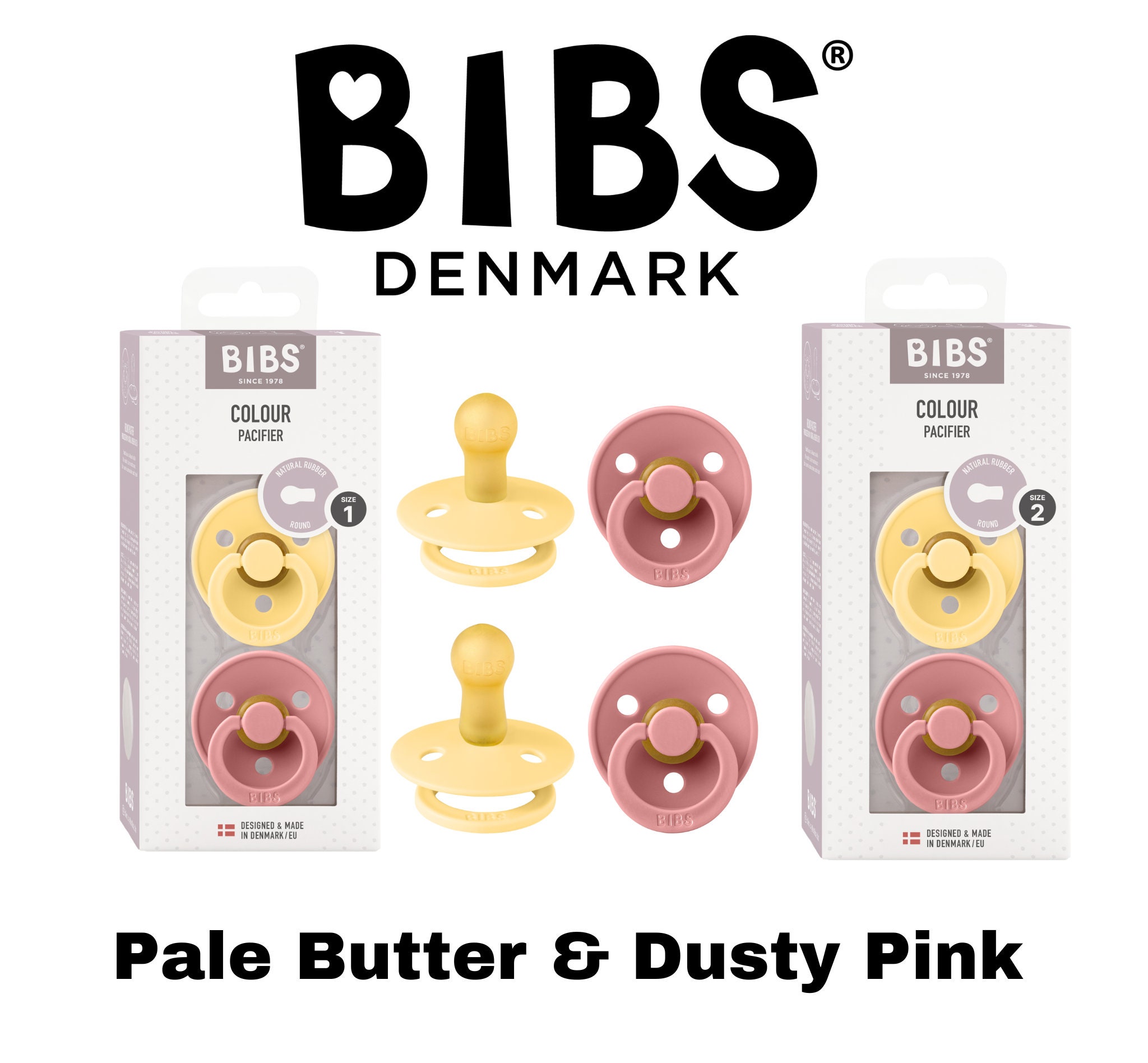 Mininor Dummy 2 Pack Latex - Rose - Danish by Design