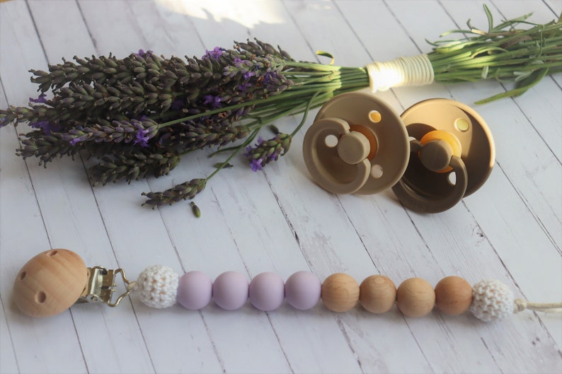 Baby Pacifier Dummy Clip Dummy Chain Silicone Dummy Chain Silicone Beads Chain Dummy Holder Pacifier