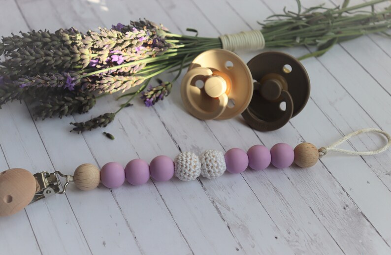 Baby Pacifier Dummy Clip Dummy Chain Silicone Dummy Chain Silicone Beads Chain Dummy Holder Pacifier