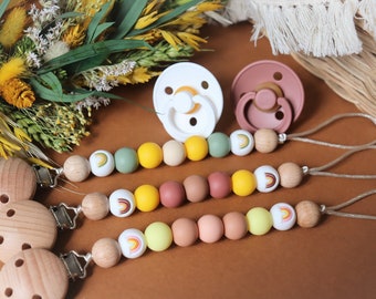 Dummy Chain - Baby Pacifier - Dummy Holder - Dummy Clip - Silicone Dummy Chain - Silicone Beads Chain - Pacifier