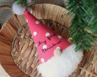 IL MIO PRIMO NATALE / decorazioni natalizie per bambini / primo Natale per bambini / fatto a mano