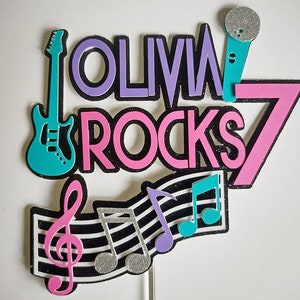 Decorazione per torta Rock n' Roll
