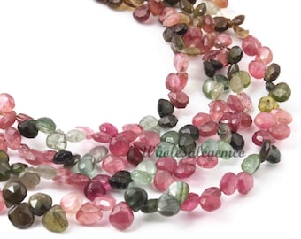 7 Inches Jewelry Making 1 Strand Pink Tourmaline Briolettes 16mmx13mm-17mmx13mm Arrow Shape Side drilled Beads Shaded Beads SPB481