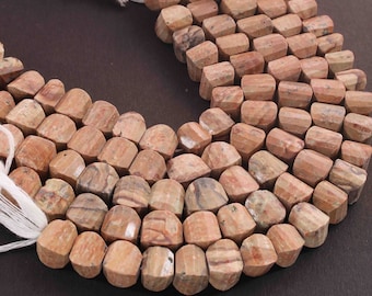 1 Strand Brown Jasper Briolette, Semi Precious Beads, Fancy Shape, 8 Inches, 9mm-10mm, Jasper Beads,  GB01544