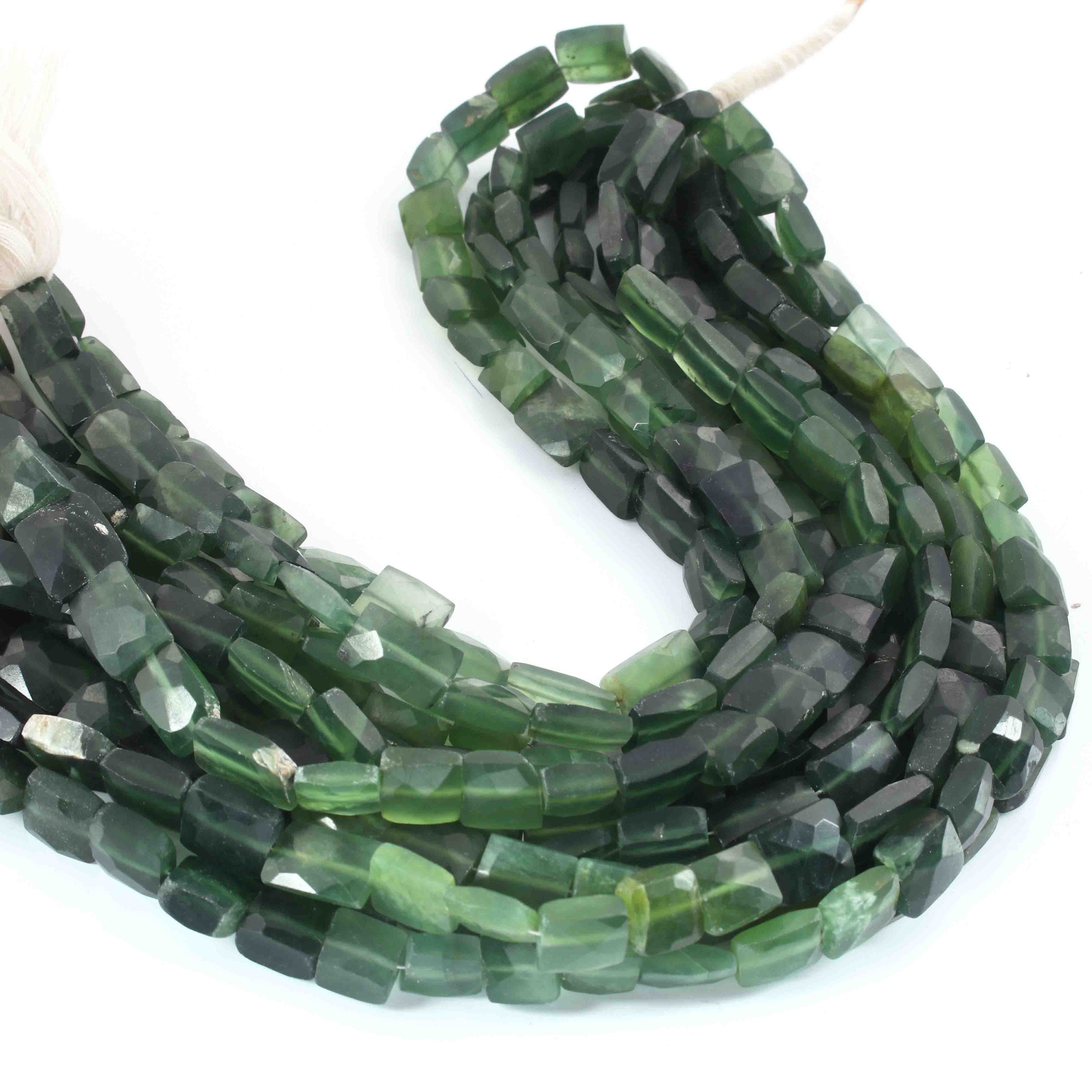 1 Strand Serpentine Briolette Beads Chicklet Shape Faceted Etsy