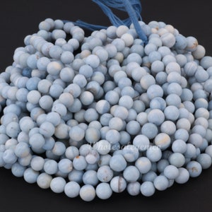 1 Strand Boulder Opal Briolette, Round Ball Smooth Beads, Blue Oregon Opal, 16 Inches 7mm Gemstone Briolettes, GB0457