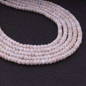 1 Strand Silverite  Gemstone Rondelles, Semi Precious Beads, 13 Inches Long- 5mm Faceted Beads, Roundelles Jewelry RJ0051