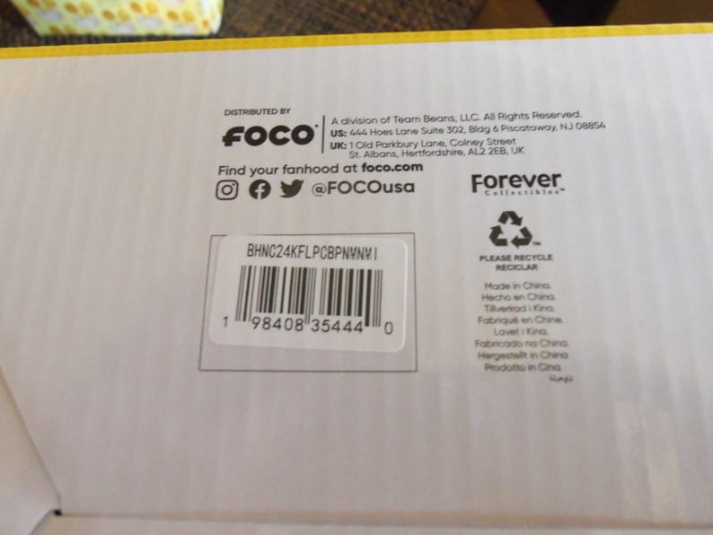 Foco Barcode Peanuts Mini Bobble Scene by Foco (charlie Brown & Michigan Lucy) NIB ...