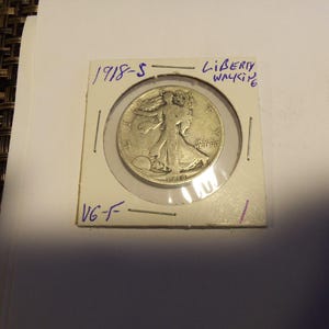 1918-S Liberty Walking Half Dollar (With Full Date)