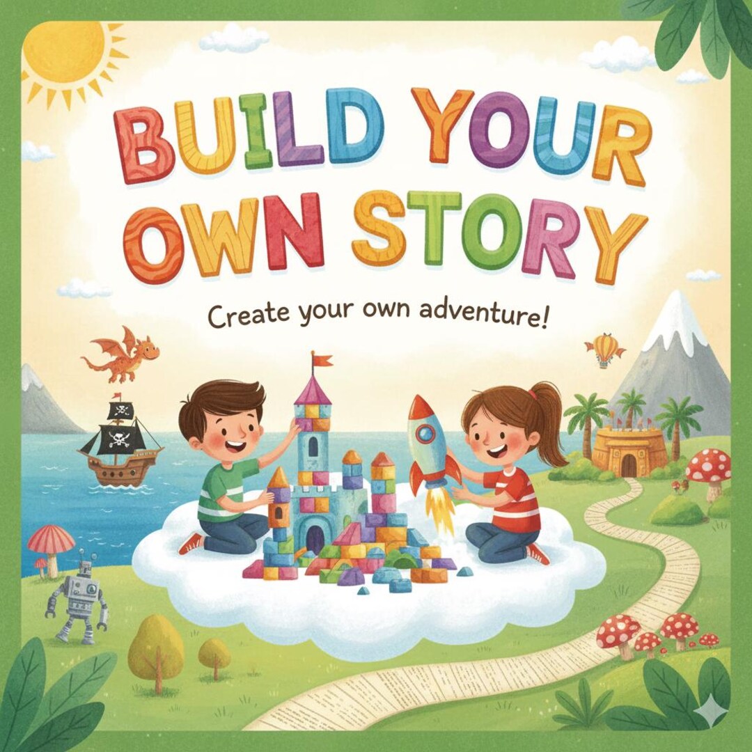 Interactive Kids Story Book: Creative Writing Activity (digital PDF) - Etsy