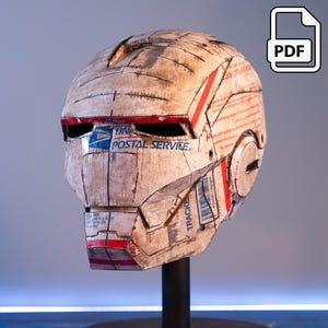 Plantillas para casco V2 Iron Man Mk. 3