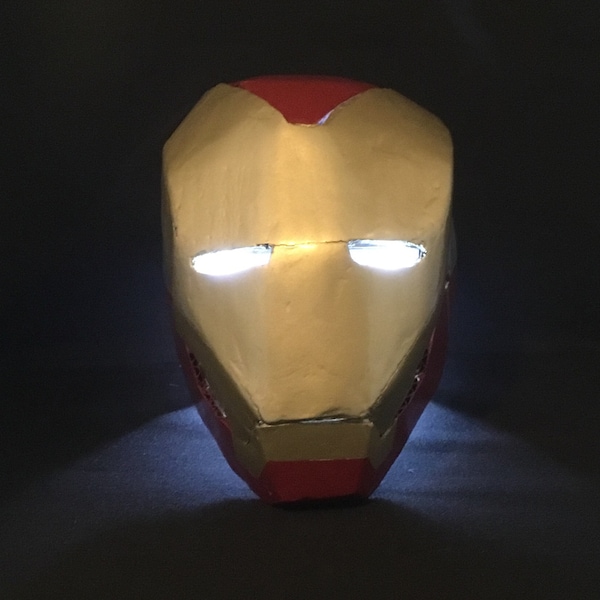 Iron Man Helmet Template Etsy