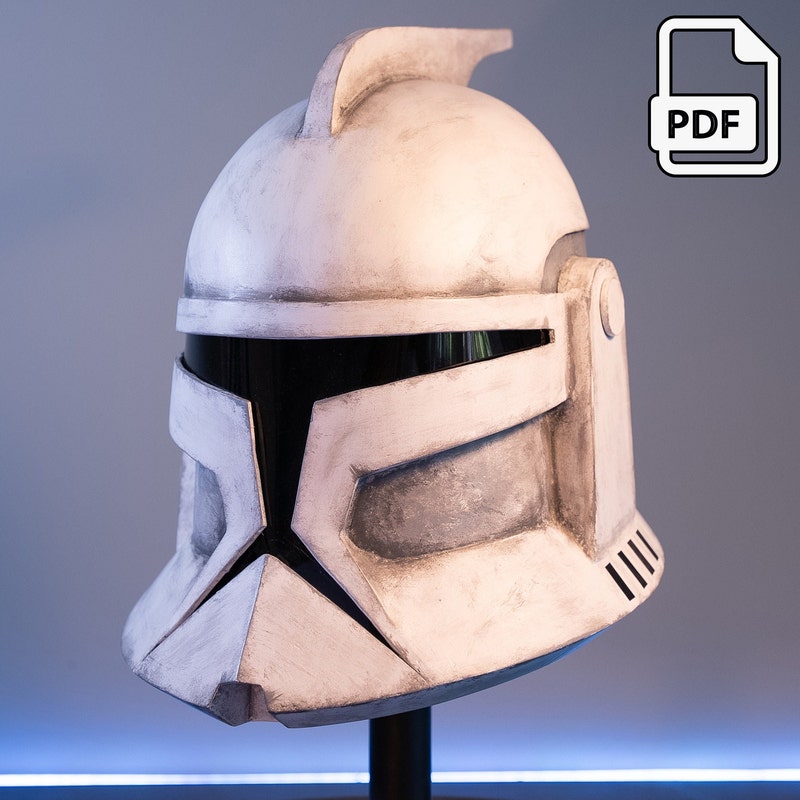 Cardboard Clone Helmet Template - Etsy