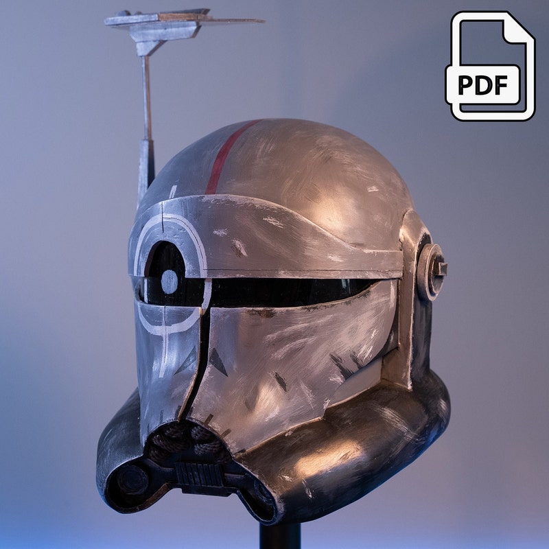 Cardboard Clone Helmet Template Etsy