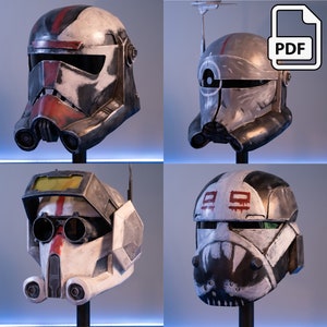 Bad Batch Bundle - Plantillas de casco 4 en 1