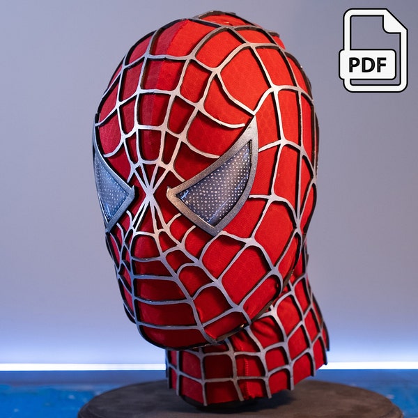 Raimi Spiderman Faceshell TEMPLATES