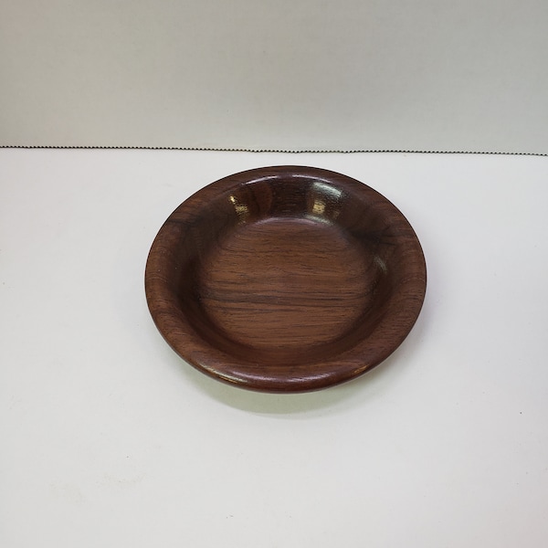 Handmade Walnut Wooden Bowl - Candy Dish - Change Dish - Jewelry Dish