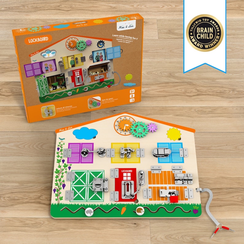 BEST SELLER PACK includes 2 wonderful toys from Max & Lea, to put the childs fine motor skills to work and stimulate him image 2