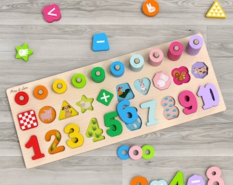 PLAYBOARD - Complete Educational Toy - Stimulating Awareness and Fine Motor Skills - Learning Tablet - Children 1 year to 6 years