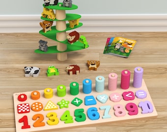 The CRAZY PACK including the 2 Superb Max & Lea Toys to develop balance, play and fine motor skills