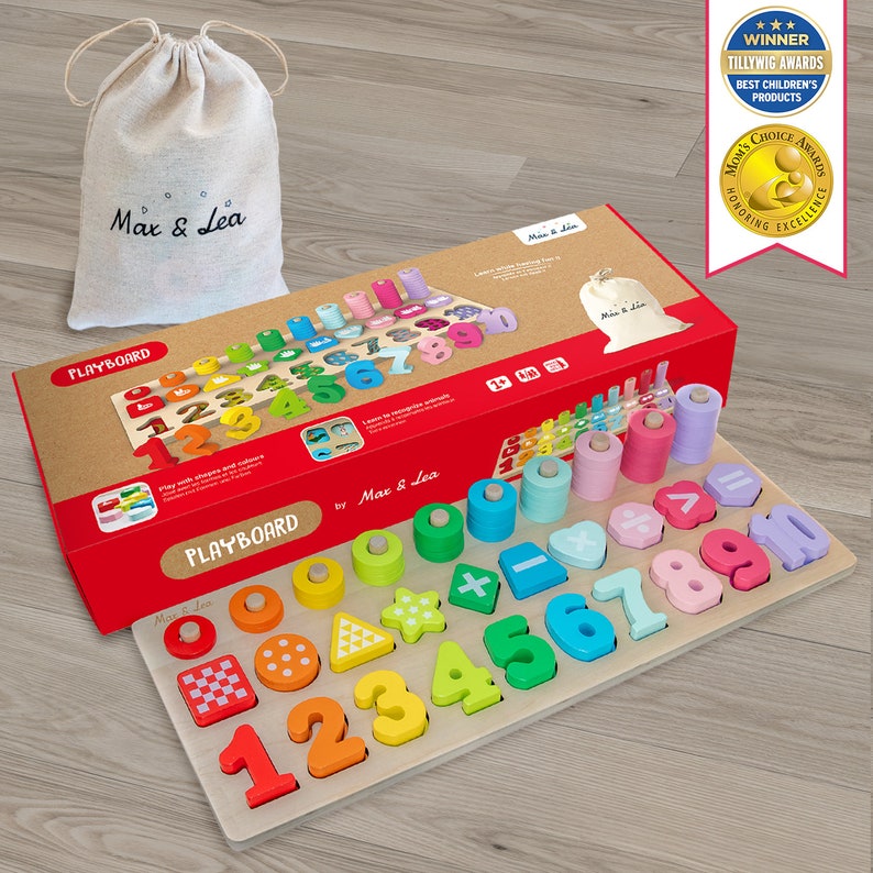 BEST SELLER PACK includes 2 wonderful toys from Max & Lea, to put the childs fine motor skills to work and stimulate him image 6