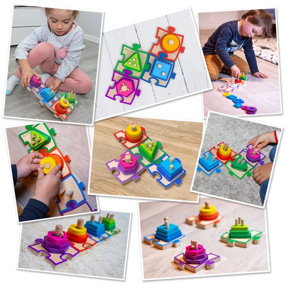 die in der Entwicklung Holzpuzzle   Lernspielzeug für Kinder 