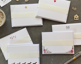 Note Cards, Set of Notecards, Correspondence Cards, Love Notes, Wedding Vows, Date Night, Thank You Cards