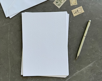 Luxury Textured Writing Paper, Thick White Letter Writing Paper, Love Letters, Pen Pals, Wedding Vows, Wedding Speech