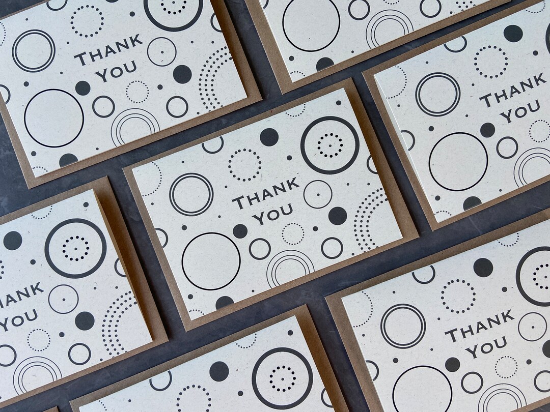 Thank You Note Cards Recycled Note Cards Blank Cards Eco Etsy UK