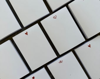 Bloc de notas con forma de corazón, bloc de notas para teléfono, bloc de notas, cuaderno para bolso, relleno para bolsas de fiesta, papelería con forma de corazón, recuerdo de boda