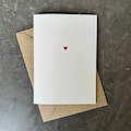 Tiny Love Heart Note Cards, Blank Cards, Small Card, Anniversary Card, Pack of cards, Multipack, Fully recycled sustainable materials